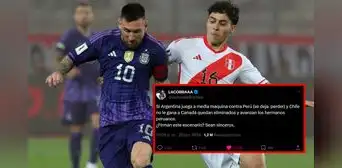 Argentinos piden que su selección pierda para que Perú clasifique y dejar fuera a Chile Argentinos piden que su selección pierda para que Perú clasifique y dejar fuera a Chile