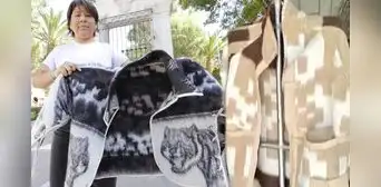 ¡La nueva moda para el invierno! Diseñadora peruana crea prendas con frazadas Tigre y es furor en redes ¡La nueva moda para el invierno! Diseñadora peruana crea prendas con frazadas Tigre y es furor en redes