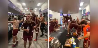 Así celebró la Vinotinto su triunfo a México en la Copa América 2024: "Llorarás y llorarás" Así celebró la Vinotinto su triunfo a México en la Copa América 2024: "Llorarás y llorarás"