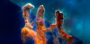 NASA: telescopios espaciales James Webb y Hubble entregan impactante video 3D de los Pilares de la Creación NASA: telescopios espaciales James Webb y Hubble entregan impactante video 3D de los Pilares de la Creación