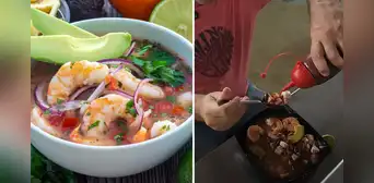 Peruano prueba ceviche ecuatoriano y se asombra al ver que le echan ketchup: "hay que tener la mente abierta"