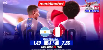 Argentina vs Perú: ¡Apuesta y gana MÁS con estas cuotas! Argentina vs Perú: ¡Apuesta y gana MÁS con estas cuotas!
