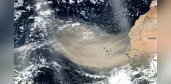 Una enorme nube de polvo del desierto de Sahara se dirige a América: ¿qué países serán los más afectados? Una enorme nube de polvo del desierto de Sahara se dirige a América: ¿qué países serán los más afectados?