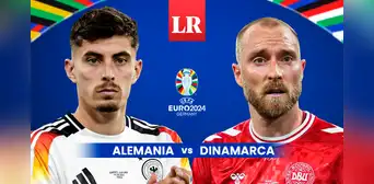 Alemania vs. Dinamarca EN VIVO HOY: ¿a qué hora y en dónde ver el partidazo por octavos de final de la Eurocopa?