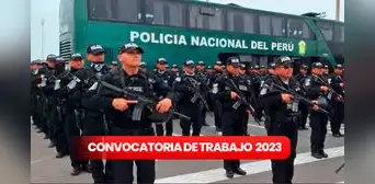 Abren convocatoria de trabajo en la PNP: estas son las carreras mejor pagadas y sueldos