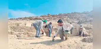 Hallan templo de hace 4.000 años en Lambayeque Hallan templo de hace 4.000 años en Lambayeque