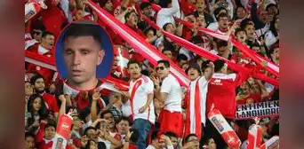 ‘Dibu’ Martínez y su ‘chiquita’ a la hinchada peruana que asistió al estadio en el Perú vs. Argentina