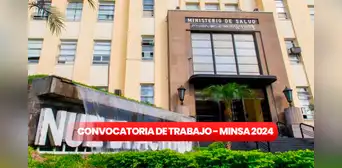 Trabaja en el Minsa: gana  desde 1.800 hasta 7.000 soles siendo parte del Ministerio de Salud