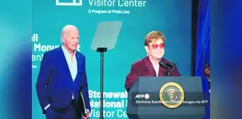 Elton John en evento organizado por el presidente Joe Biden:  "La lucha por la libertad y la igualdad es continua”