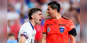 Kevin Ortega protagonizó fuerte altercado con Pulisic tras eliminación de Estados Unidos y no lo saludó Kevin Ortega protagonizó fuerte altercado con Pulisic tras eliminación de Estados Unidos y no lo saludó