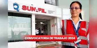 Sunafil abre convocatoria de trabajo a nivel nacional: conoce cómo postular a sueldos de hasta S/7.000 Sunafil abre convocatoria de trabajo a nivel nacional: conoce cómo postular a sueldos de hasta S/7.000