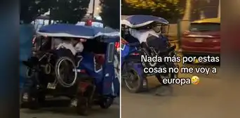 Peruano movilizó en su mototaxi a hombre en silla de ruedas y usuarios enfurecen: “Se pasa” Peruano movilizó en su mototaxi a hombre en silla de ruedas y usuarios enfurecen: “Se pasa”