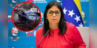 Delcy Rodríguez resultó herida tras caerle un árbol:  ¿cuál es el estado actual de la vicepresidenta de Venezuela?