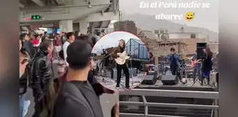 Como Los Beatles: jóvenes improvisan concierto en techo de casa al frente del Metro de Lima