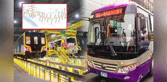 Corredores Morado y Azul de ATU tendrán nueva ruta por obras de Línea 2: planes de desvío y desde cuándo Corredores Morado y Azul de ATU tendrán nueva ruta por obras de Línea 2: planes de desvío y desde cuándo