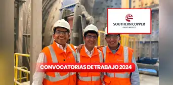¿Buscas trabajo en minas? Southern Copper Corporation ofrece puestos de trabajo con sueldos de más de S/4.000 ¿Buscas trabajo en minas? Southern Copper Corporation ofrece puestos de trabajo con sueldos de más de S/4.000