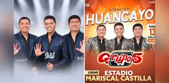 Grupo 5 en Huancayo 2024: fecha, precio de entradas y todo sobre el concierto Grupo 5 en Huancayo 2024: fecha, precio de entradas y todo sobre el concierto