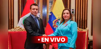 Dina Boluarte se reunió con presidente de Ecuador, Daniel Noboa, en el XV Gabinete Binacional Dina Boluarte se reunió con presidente de Ecuador, Daniel Noboa, en el XV Gabinete Binacional