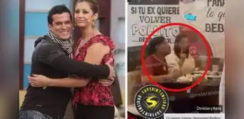 Christian Domínguez y Karla Tarazona se lucen juntos en pollería y usuarios los trolean con irónica frase Christian Domínguez y Karla Tarazona se lucen juntos en pollería y usuarios los trolean con irónica frase
