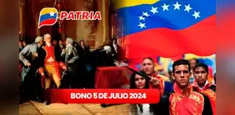 Bono 5 de julio 2024: NUEVO MONTO del subsidio y qué FECHA cae vía Patria en Venezuela Bono 5 de julio 2024: NUEVO MONTO del subsidio y qué FECHA cae vía Patria en Venezuela