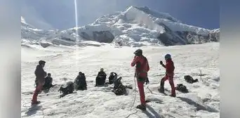Hallan cuerpo momificado en el nevado Huascarán: inician investigación para identificar a montañista Hallan cuerpo momificado en el nevado Huascarán: inician investigación para identificar a montañista