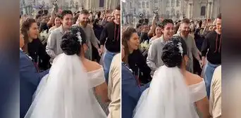 Italianos causan furor al bailar huaylas en matrimonio huancaíno y dicen: "Sacaron los permitidos"