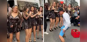 Corazón Serrano SORPRENDE a fans en Gamarra al cantar y bailar sus exitosas canciones en la calle
