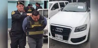 Banda usaba auto Audi para desmantelar autopartes en Santa Anita y venderlas en el mercado negro