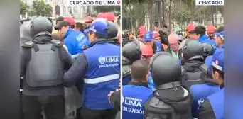 Se reportan enfrentamientos por plan de desvío por obras de la Línea 2 del Metro de Lima Se reportan enfrentamientos por plan de desvío por obras de la Línea 2 del Metro de Lima