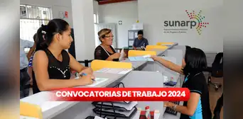 ¡Si hay chamba! Sunarp ofrece prácticas remuneradas: gana más de S/1,000 en esta entidad ¡Si hay chamba! Sunarp ofrece prácticas remuneradas: gana más de S/1,000 en esta entidad