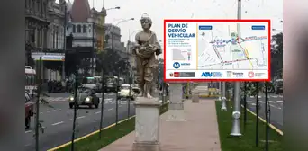 Construcción de la Estación Central de la Línea 2 del Metro de Lima: este es el plan de desvío en Paseo Colón Construcción de la Estación Central de la Línea 2 del Metro de Lima: este es el plan de desvío en Paseo Colón