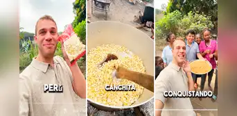 Africanos quedan impresionados al probar canchita peruana por primera vez: “Esta buenazo” Africanos quedan impresionados al probar canchita peruana por primera vez: “Esta buenazo”
