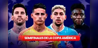 Semifinales Copa América 2024: programación, horarios y canales de los partidos Semifinales Copa América 2024: programación, horarios y canales de los partidos