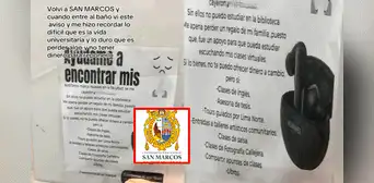 Estudiante de San Marcos pierde sus audífonos y ofrece singular recompensa a quien los encuentre: “No puedo dar dinero” Estudiante de San Marcos pierde sus audífonos y ofrece singular recompensa a quien los encuentre: “No puedo dar dinero”