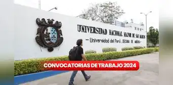 Convocatoria de trabajo en la Universidad San Marcos: ofrecen empleos en Lima con sueldos de hasta S/5.614 Convocatoria de trabajo en la Universidad San Marcos: ofrecen empleos en Lima con sueldos de hasta S/5.614