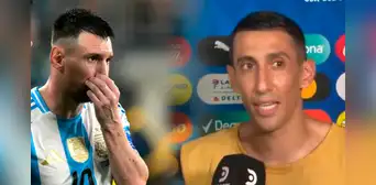 Di María se quebró en vivo tras revelar las palabras de Messi para llegar a la final de la Copa América