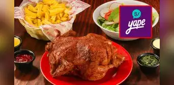 Yape ofrece nueva promoción de pollo a la brasa a S/9,90: conoce cómo acceder a la oferta por tiempo limitado