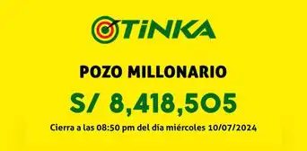 Resultados de La Tinka EN VIVO y sorteo de hoy, 10 de julio: sigue aquí los resultados
