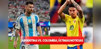 Argentina vs. Colombia EN VIVO, últimas noticias: horario, alineaciones y canales de TV para ver la final de la Copa América Argentina vs. Colombia EN VIVO, últimas noticias: horario, alineaciones y canales de TV para ver la final de la Copa América