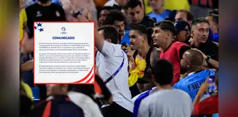 Conmebol anuncia fuerte medida en Copa América por pelea entre hinchas y jugadores tras el Uruguay vs. Colombia Conmebol anuncia fuerte medida en Copa América por pelea entre hinchas y jugadores tras el Uruguay vs. Colombia