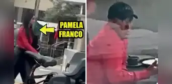 ¿Se juntaron? Pamela Franco llega a local cercano de la reunión de Christian Cueva en San Isidro