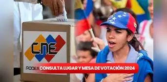 CNE, DÓNDE VOTAR Elecciones Venezuela 2024 LINK: consulta lugar y mesa de votación del 28 de julio CNE, DÓNDE VOTAR Elecciones Venezuela 2024 LINK: consulta lugar y mesa de votación del 28 de julio