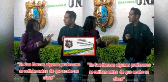 Estudiante de UNMSM revela que docentes no culminan sus clases por ir a privadas: “No respetan al alumno”