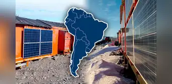 Científicos de Latinoamérica instalan paneles solares en la Antártida "para generar energía eléctrica"
