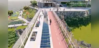 Inspirado en China: el puente de cristal de 61 metros que unirá Miraflores y Barranco Inspirado en China: el puente de cristal de 61 metros que unirá Miraflores y Barranco