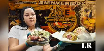 La Calle del Hambre, la popular 'feria' de comida venezolana que triunfa en SJM: un plato alcanza para una familia