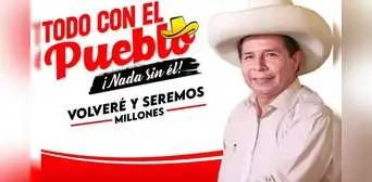 Todos con el Pueblo, partido al que Pedro Castillo se afilió desde la cárcel, solicita su inscripción al JNE Todos con el Pueblo, partido al que Pedro Castillo se afilió desde la cárcel, solicita su inscripción al JNE