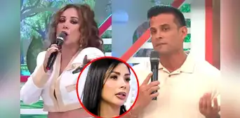 Janet Barboza SE BURLA a Christian Domínguez: “Creía que era el único que la hacía, pero se la hacían el doble”