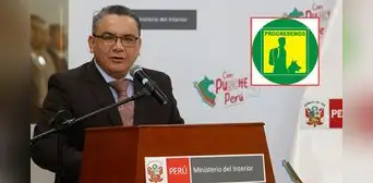 Ministro del Interior se afilia al mismo partido con el que Hernando de Soto buscaría ser presidente