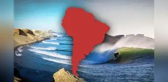 El país de Sudamérica donde se forman las olas más largas del mundo: es el 'paraíso' para el surf